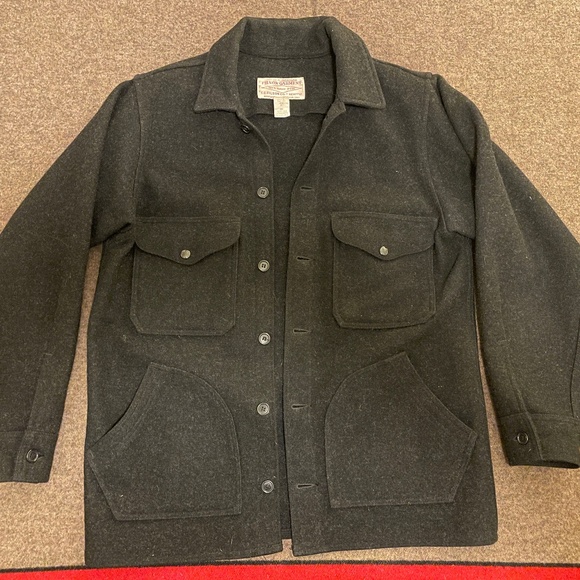 Filson - Mackinaw Wool Cruiser Jacket, Charcoal, Size 42 - Picture 1 of 7